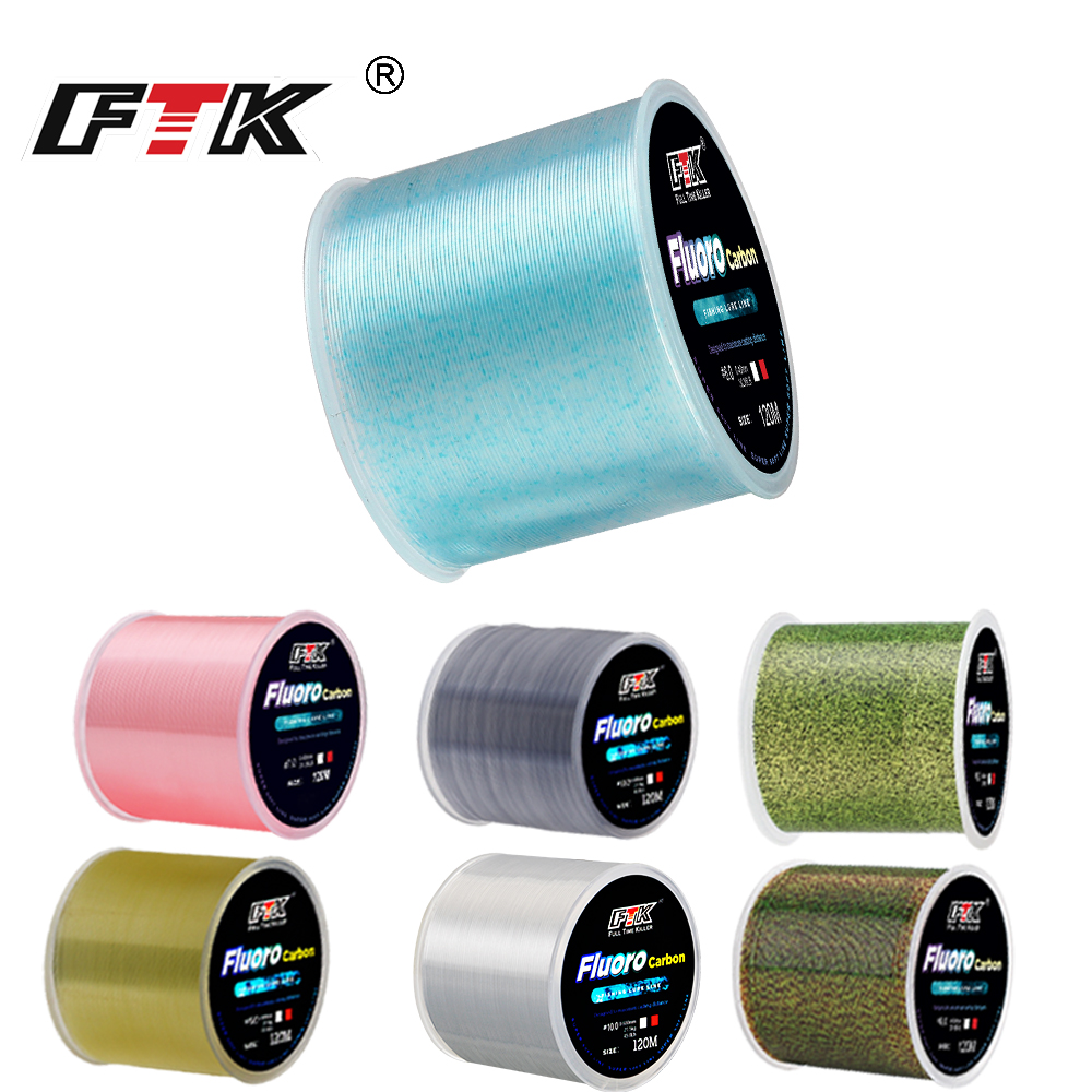 Fluorocarbon Line - FTK-sedal de pesca Invisible con revestimiento