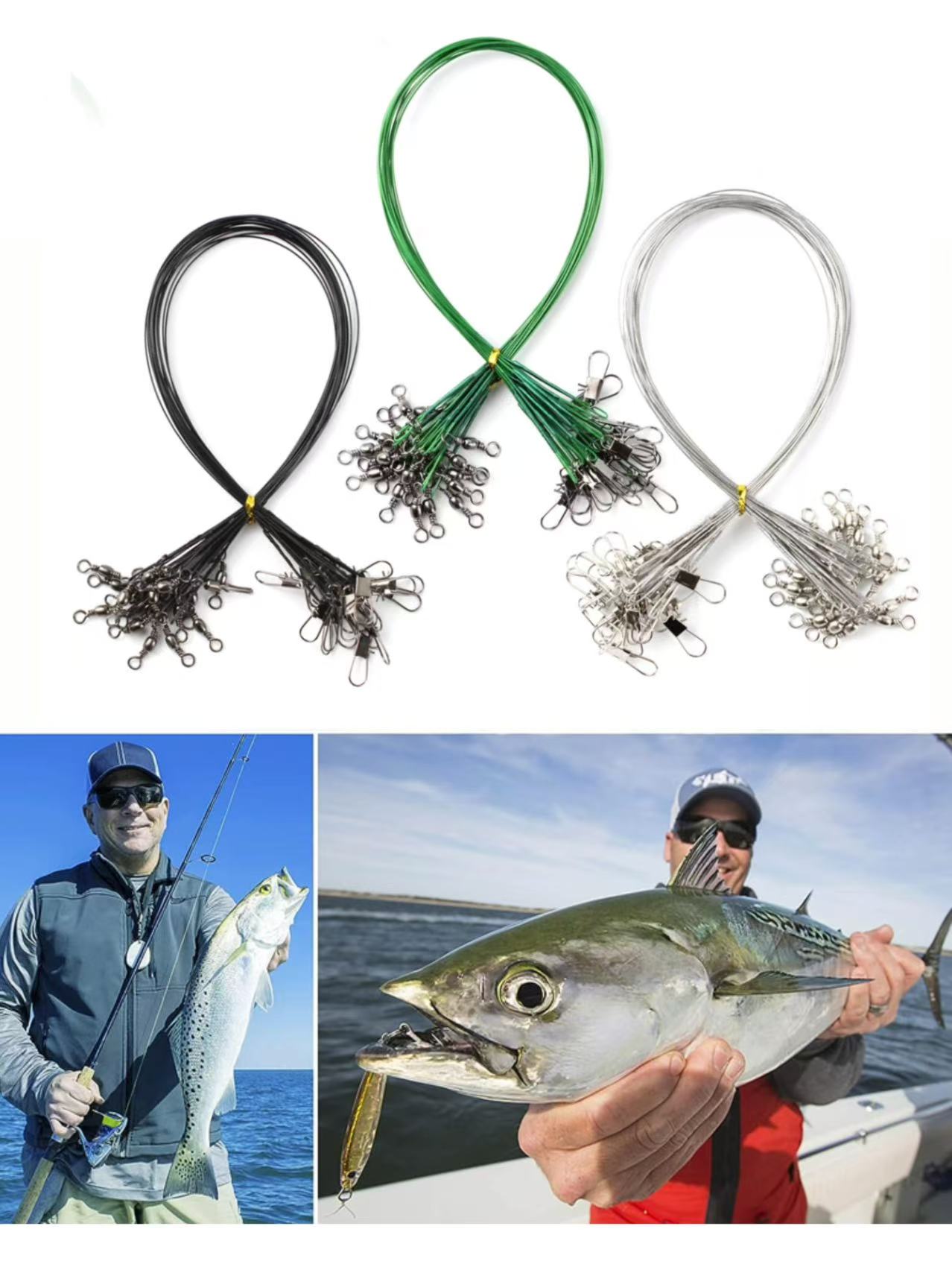 Saltwater Line - Línea de Pesca de Acero Inoxidable