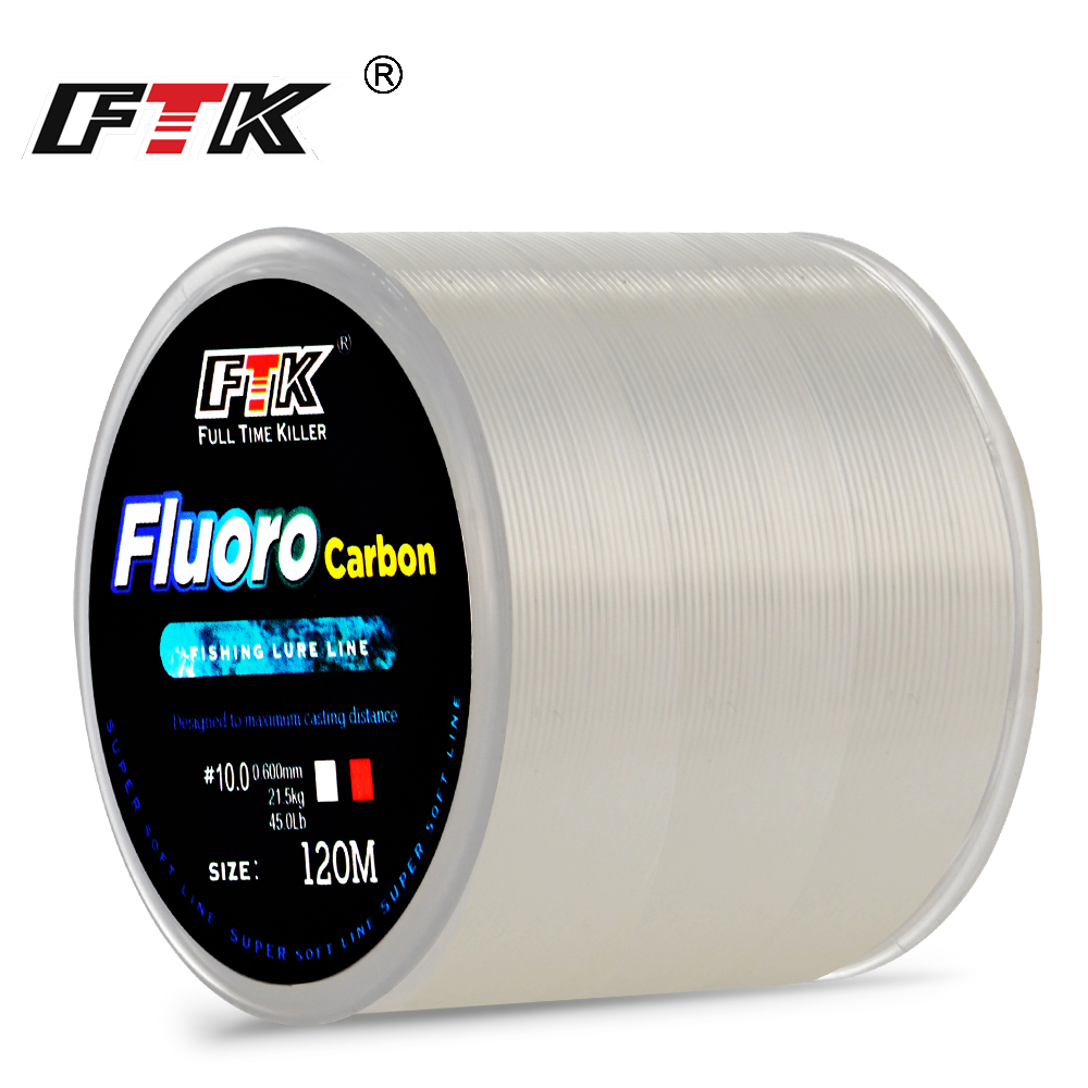 Fluorocarbon Line - FTK-sedal de pesca de 120M, señuelo