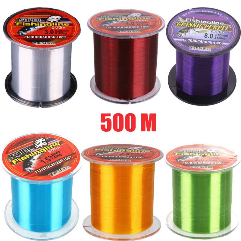 Fluorocarbon Line - Sedal de pesca de nailon súper