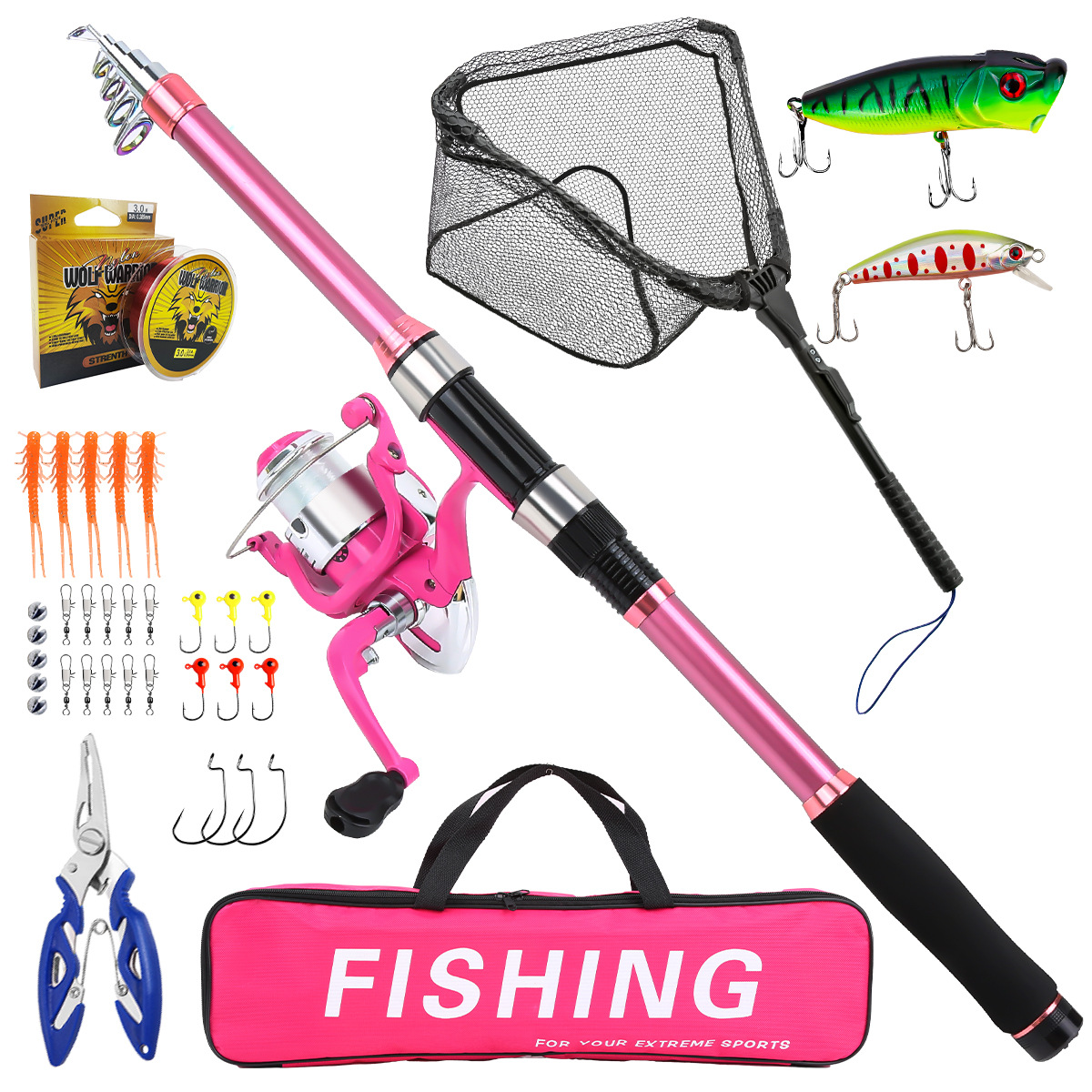 Juego completo de cañas de pes - Fishing Line Spooler reseña y precio