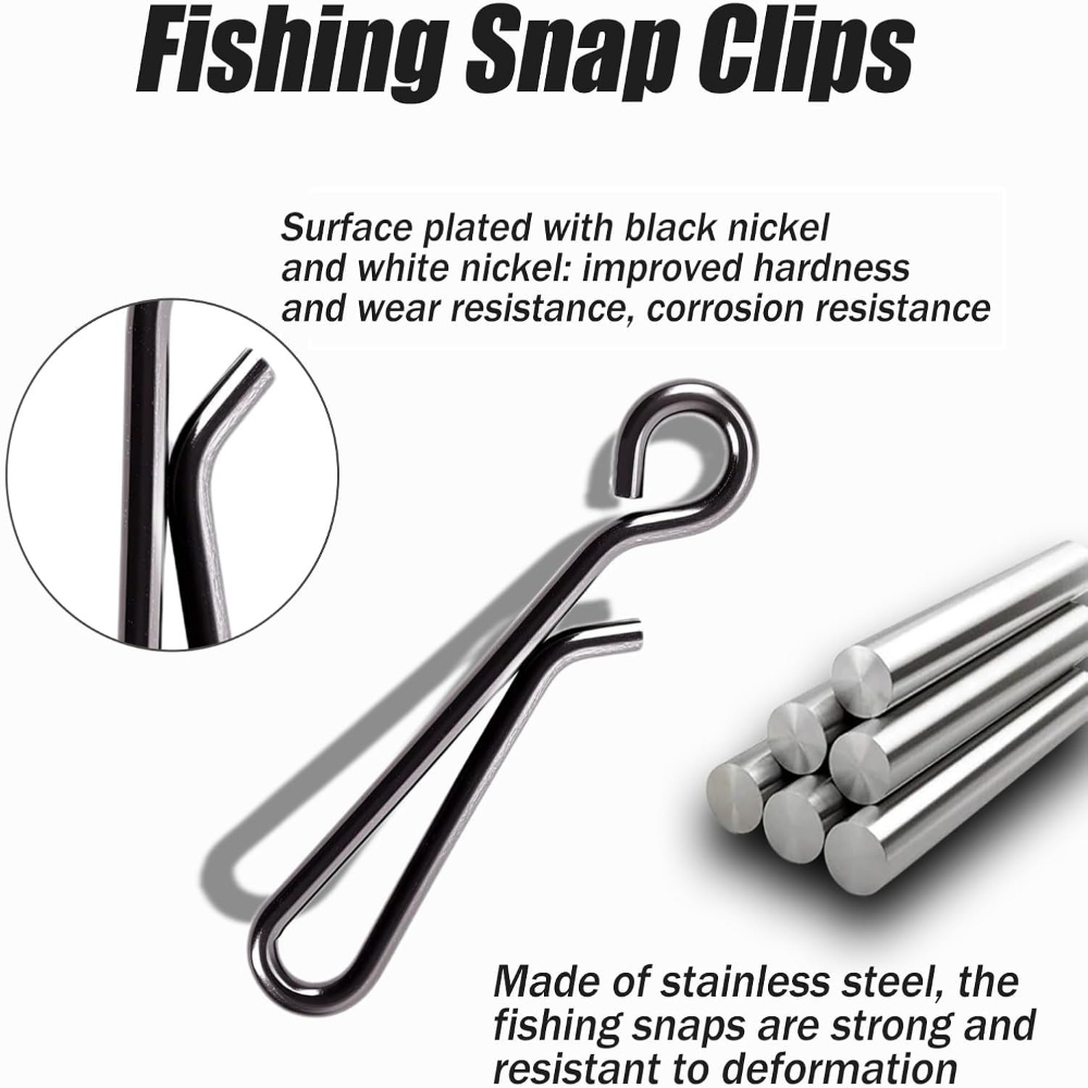 100 Piezas de Clips de Pesca d - Saltwater Line reseña y precio